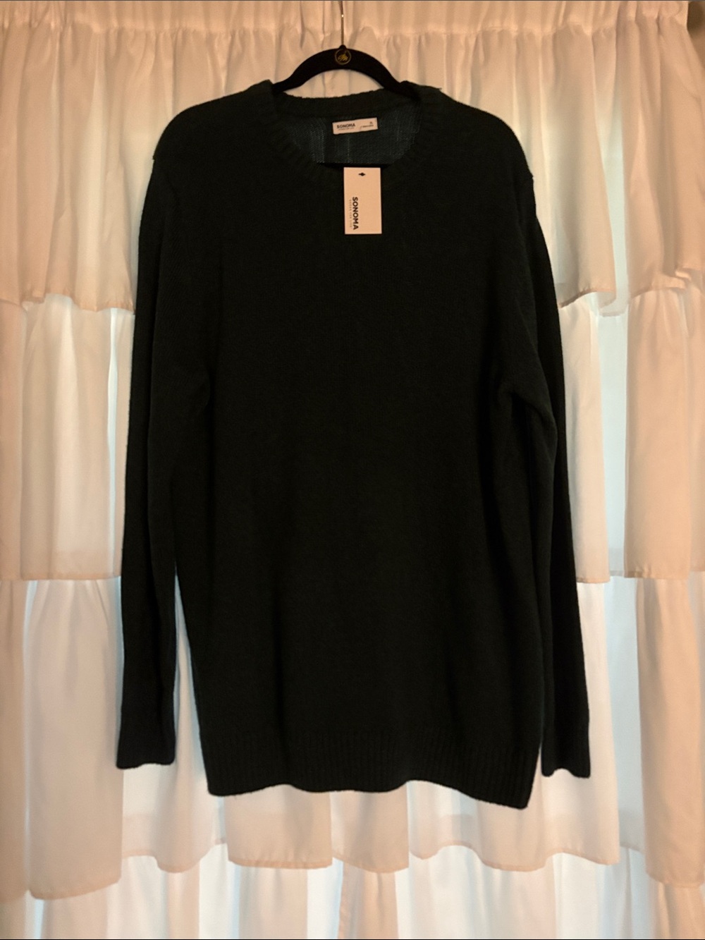 Sonoma Men's Crewneck Sweater - Dark Green